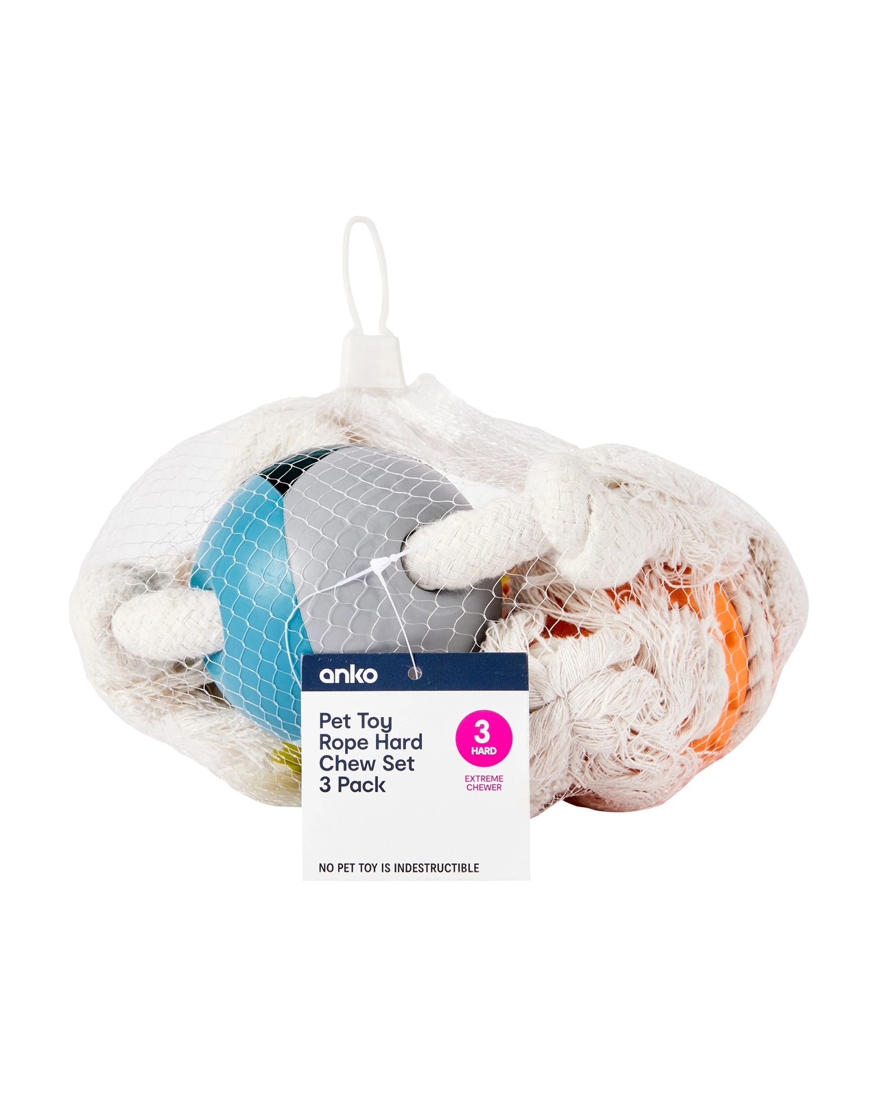 3 Pack Hard Chew Rope Set - Anko 5 of 5