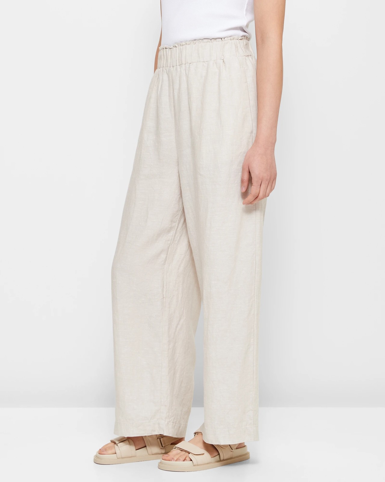 European Linen Wide Leg Pants | Target Australia