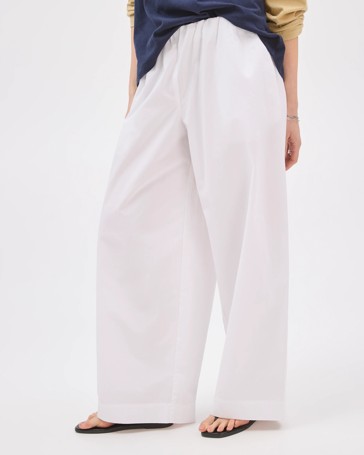Lily Loves Australian Cotton Poplin Wide Leg Pants
