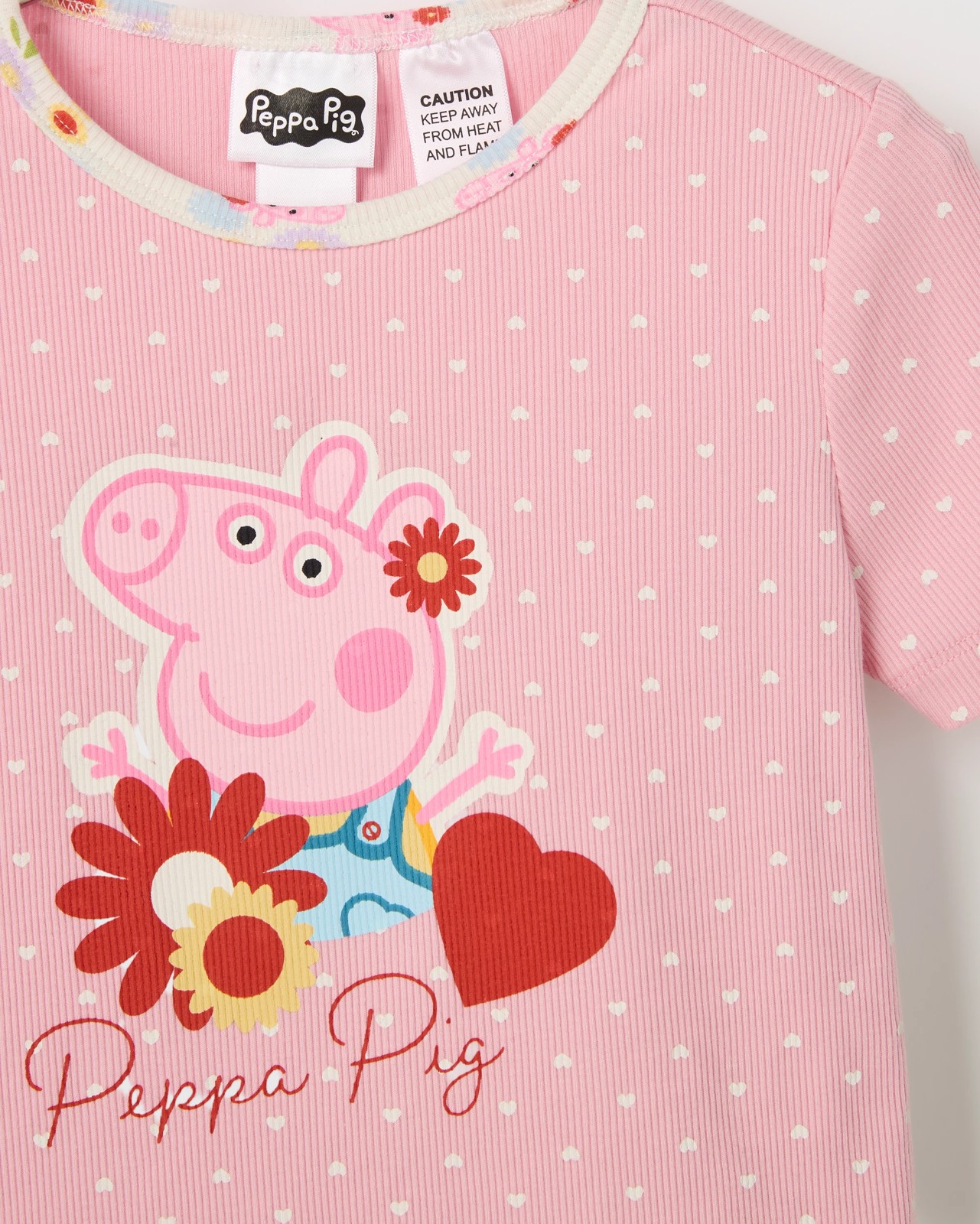Peppa Pig Australian Cotton Blend Younger Girls Knit Pyjama Set 2 of 4