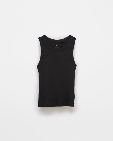 Australian Cotton Racer Back Rib Tank
