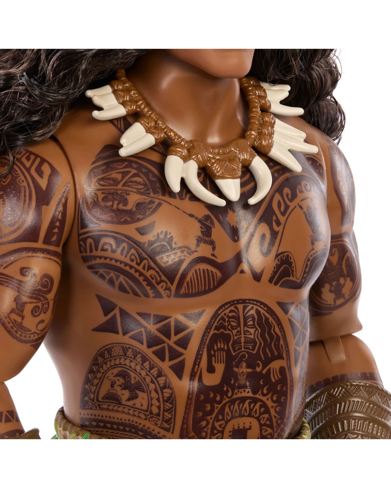 Mattel Disney Moana Maui Doll with Removable Fashion & 4 Accessories - Inspired by Live Action Movie 5 of 6