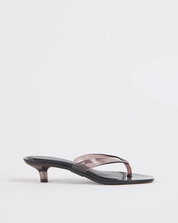 Heeled Jelly Thongs