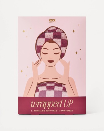 OXX Beauty Lux Turban and Body Wrap Set