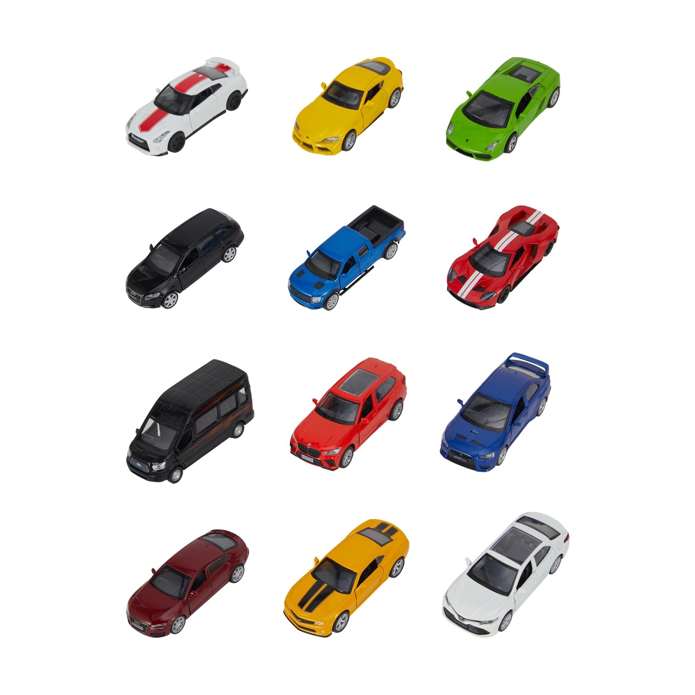 Metal Speed Zone (MSZ) Die Cast Metal Street Series Scale Model Car - Assorted 2 of 6