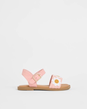 Crochet Flower Espadrille Sandals