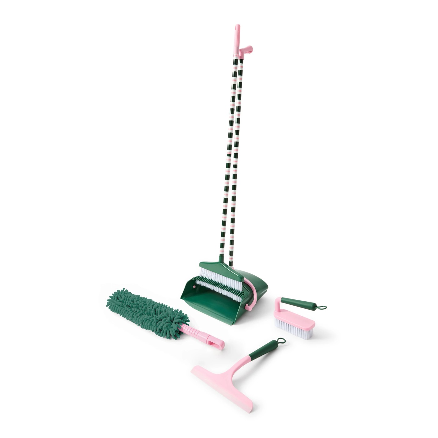 Anko 4 Piece Cleaning Tool Set - Stripe 2 of 5