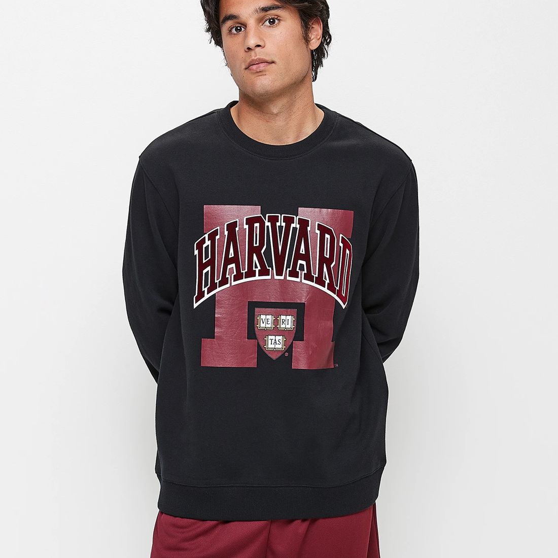 Harvard Print Crew Jumper | Target Australia