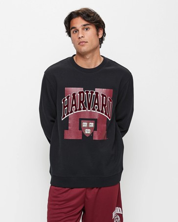 Harvard Print Crew Jumper