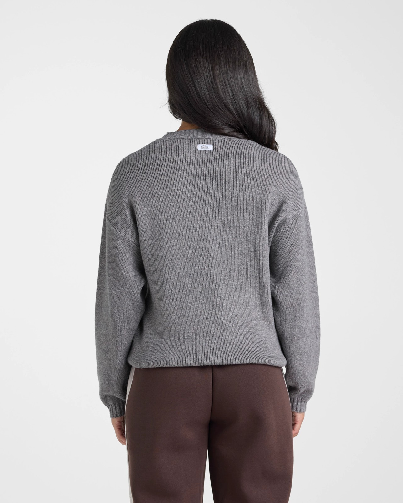 Lonsdale London Knit Crew - Grey Marle 2 of 5