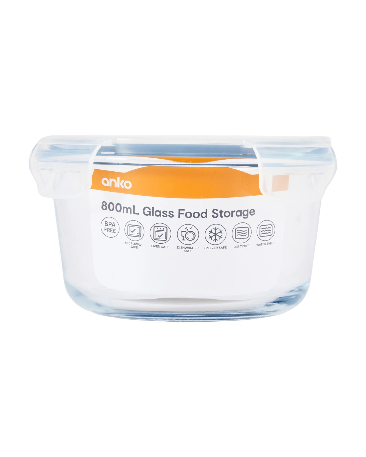 Anko 800ml Glass Food Storage 4 of 4