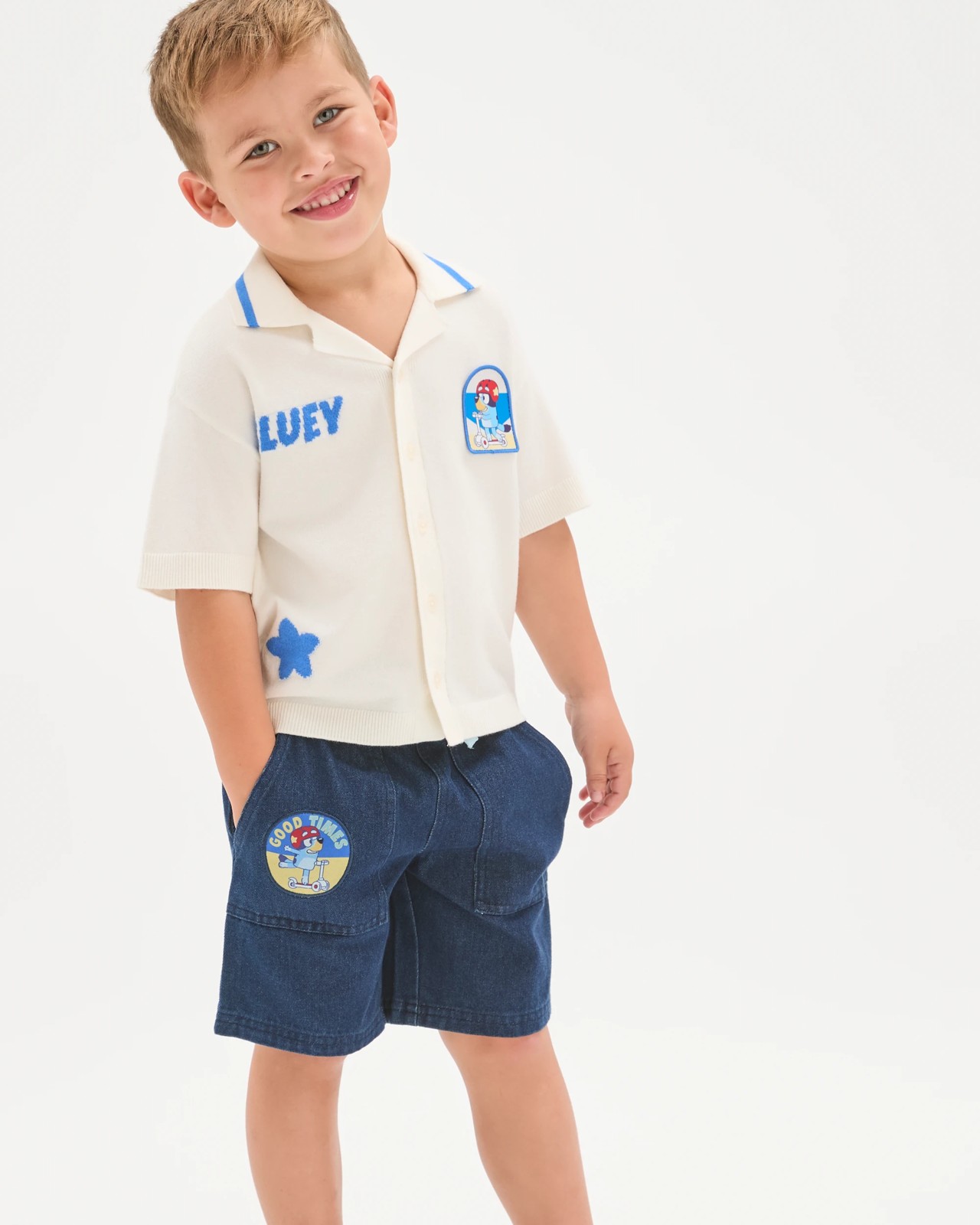 Bluey Australian Cotton Denim Shorts 2 of 5
