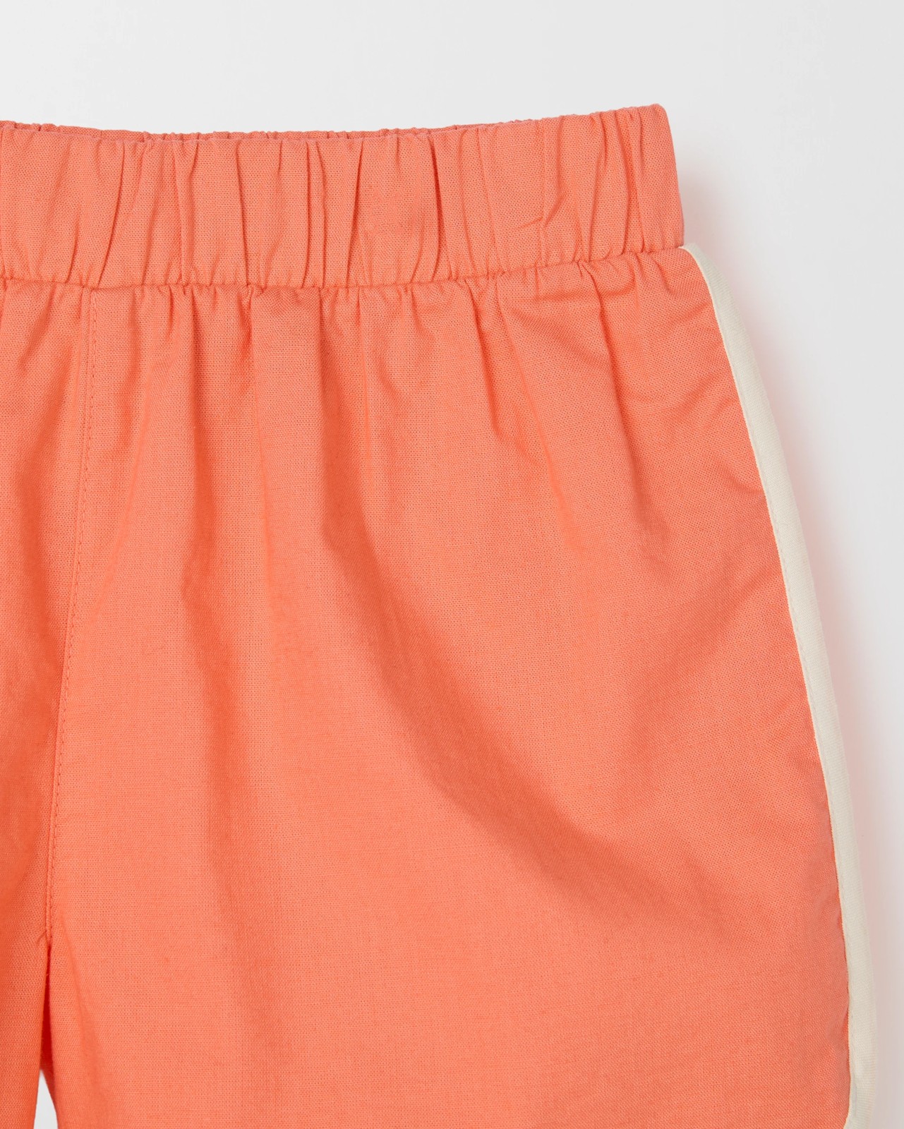 Dolphin Hem Woven Shorts - Coral 2 of 2