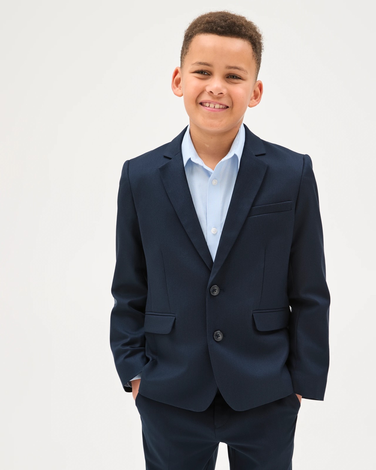 Boys Suiting Jacket - Blue 3 of 5