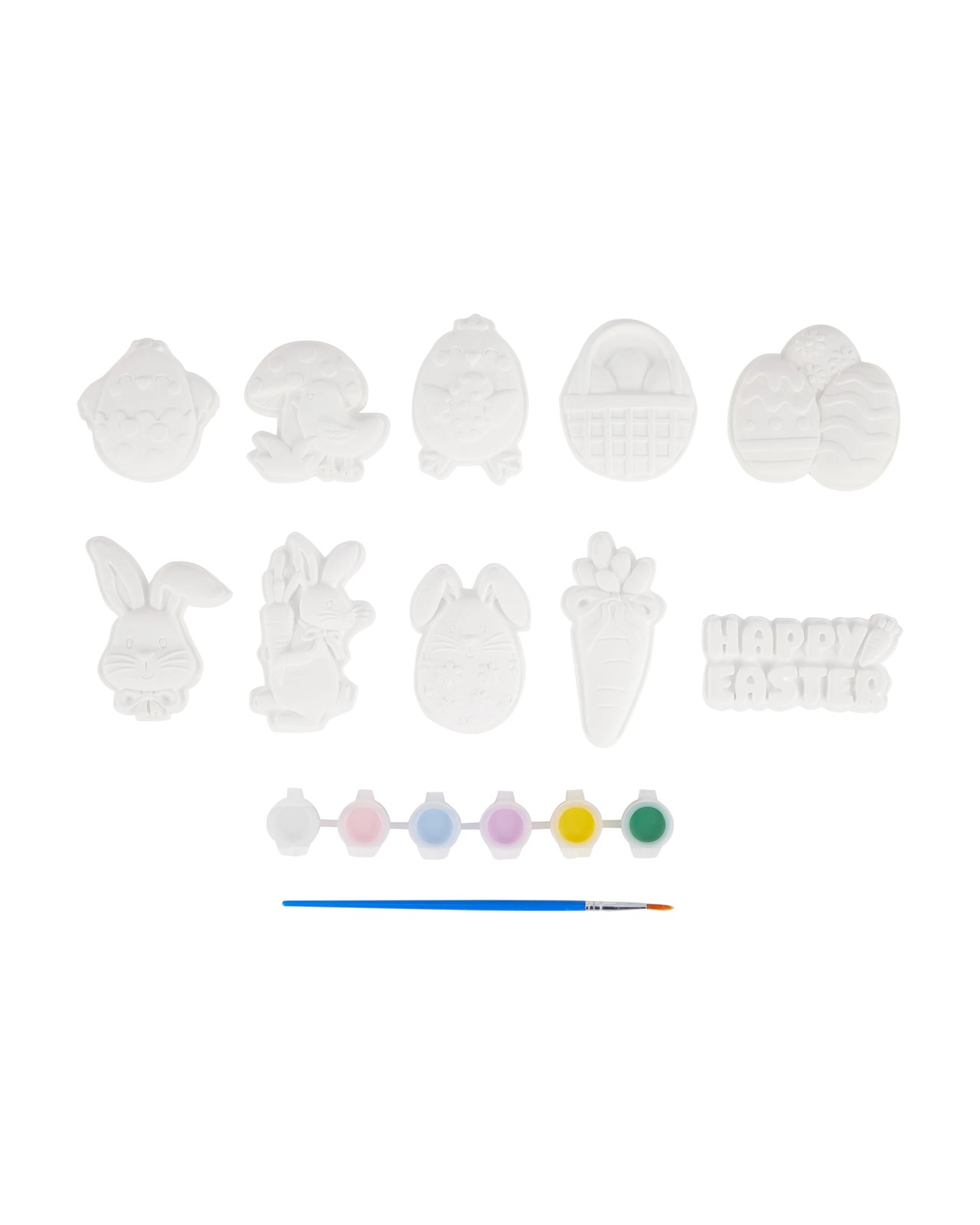 Anko 17 Piece Paint Your Own Easter Plaster Set 2 of 5