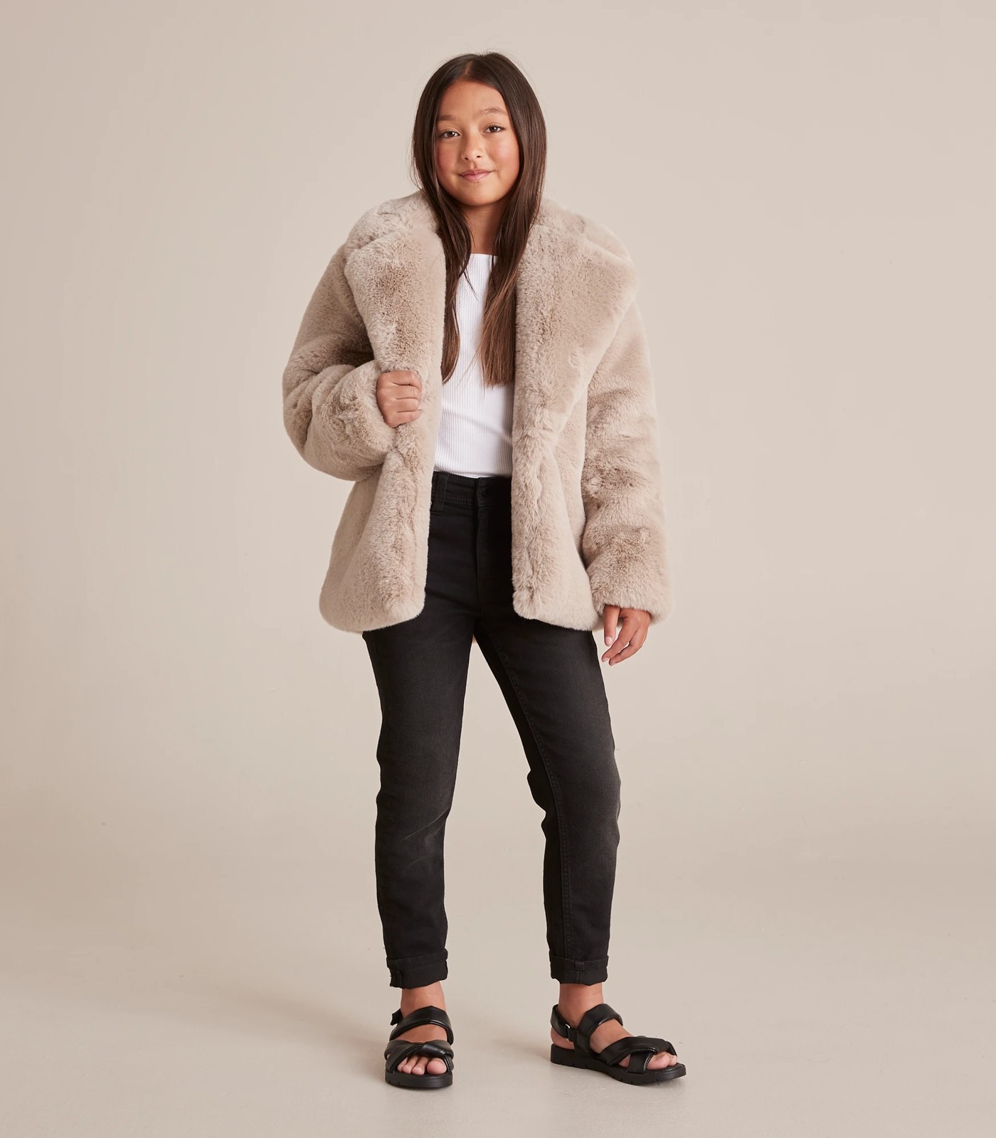 Faux fur coat au hotsell