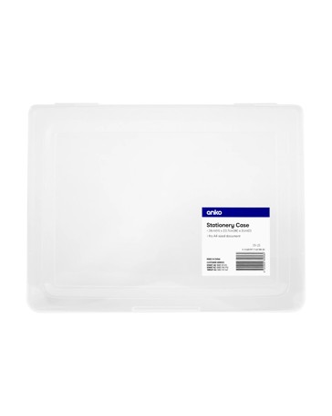 Clear Stationery Case - Anko