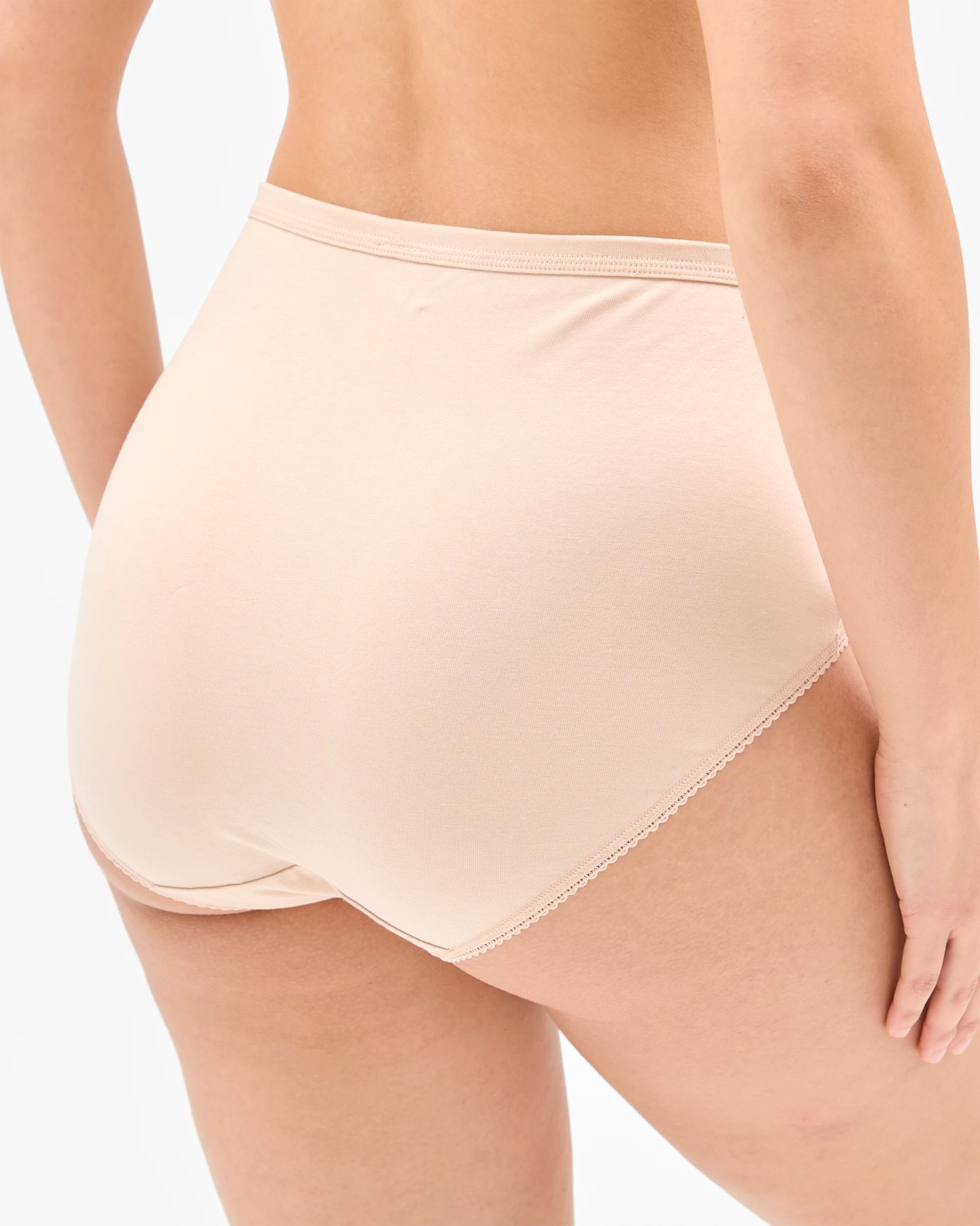 Australian Cotton Blend 2 Pack Full Briefs - Bare Beauty 4 of 4