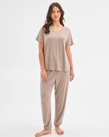 Soft Comfort Bamboo V-Neck Sleep T-Shirt