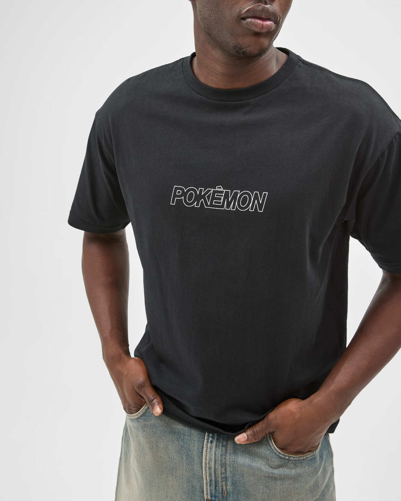 Pokemon Australian Cotton Graphic T-Shirt - Pokemon Washed Black 4 of 6