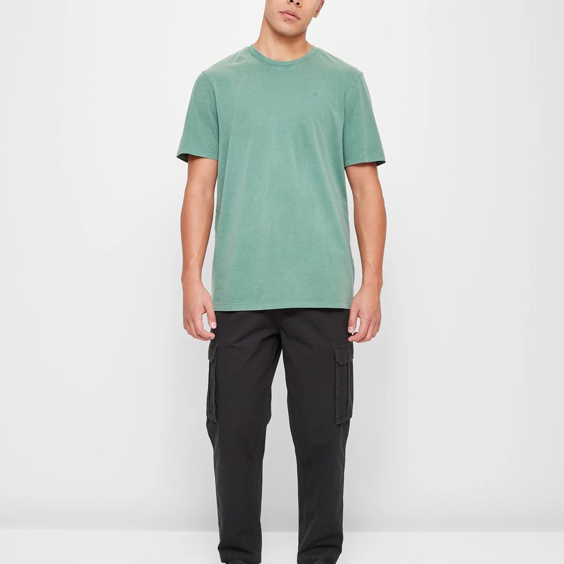 Commons Garment Dye T-Shirt - Duck Green | Target Australia