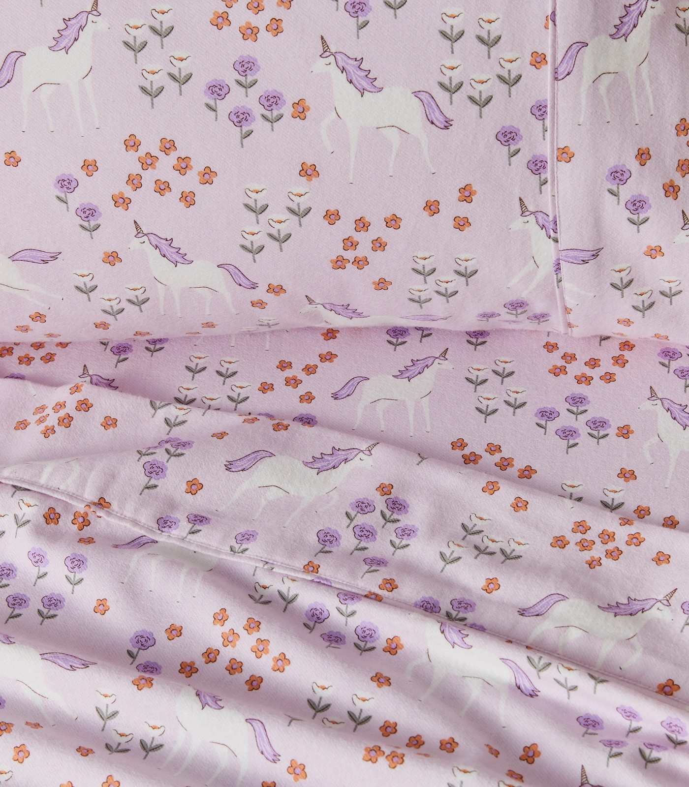 Target unicorn sale flannel sheets