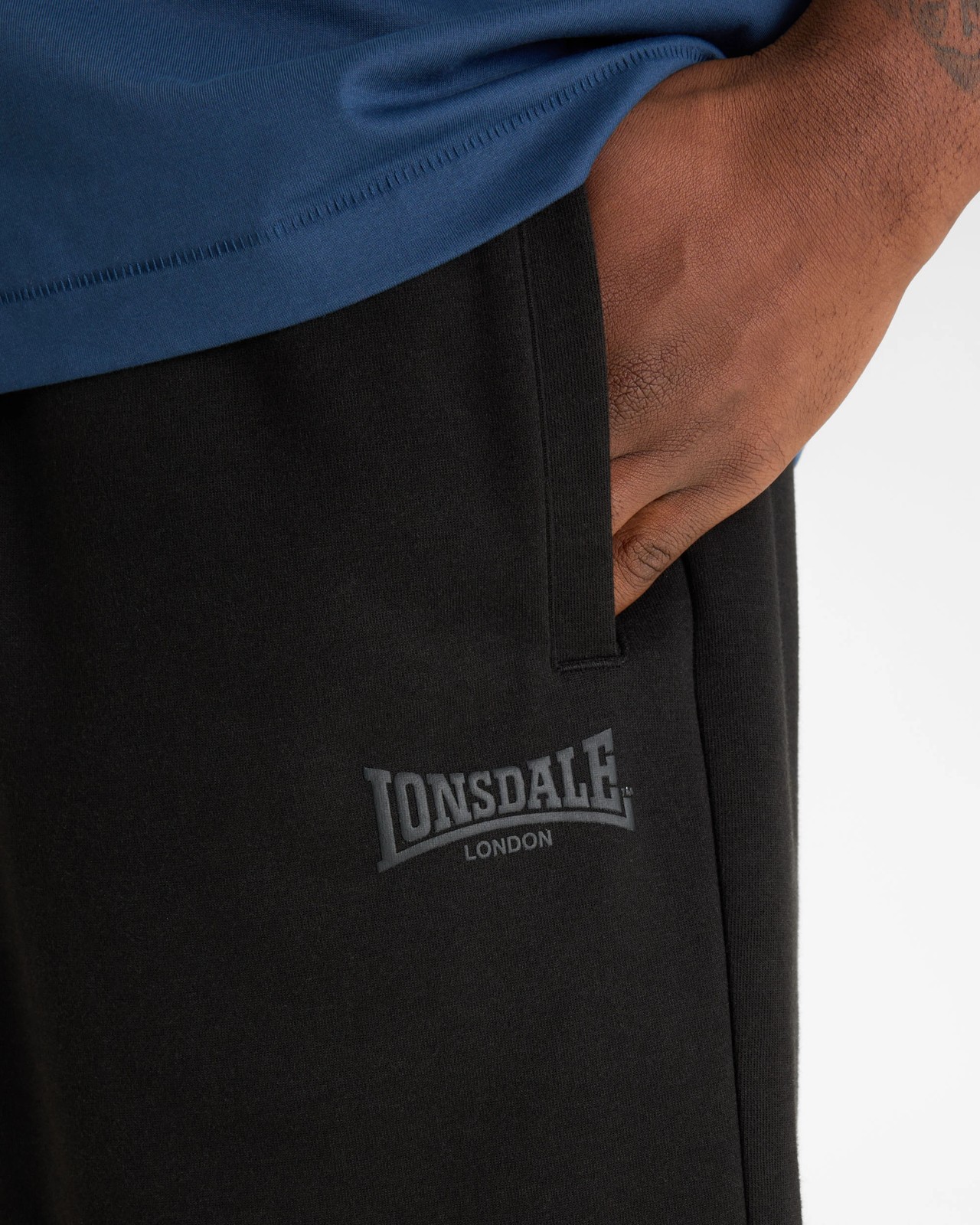 Lonsdale London Double Knit Shorts - Black 3 of 5