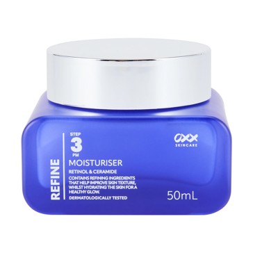 Step 3 PM Moisturiser 50ml, Retinol and Ceramide - OXX Skincare