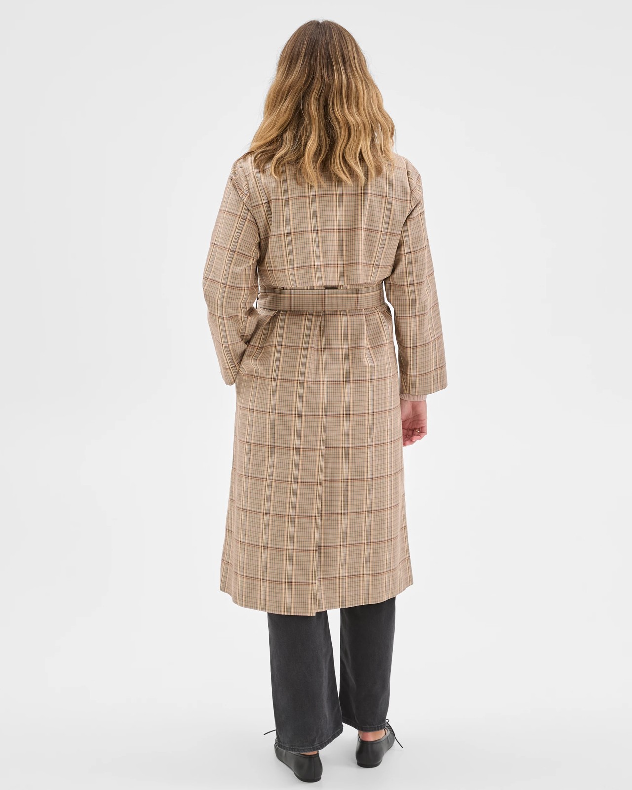 Australian Cotton Check Trench Coat 4 of 6