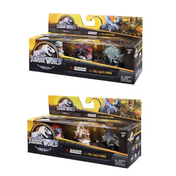 Jurassic World Zoom Riders 3 Pack - Assorted*