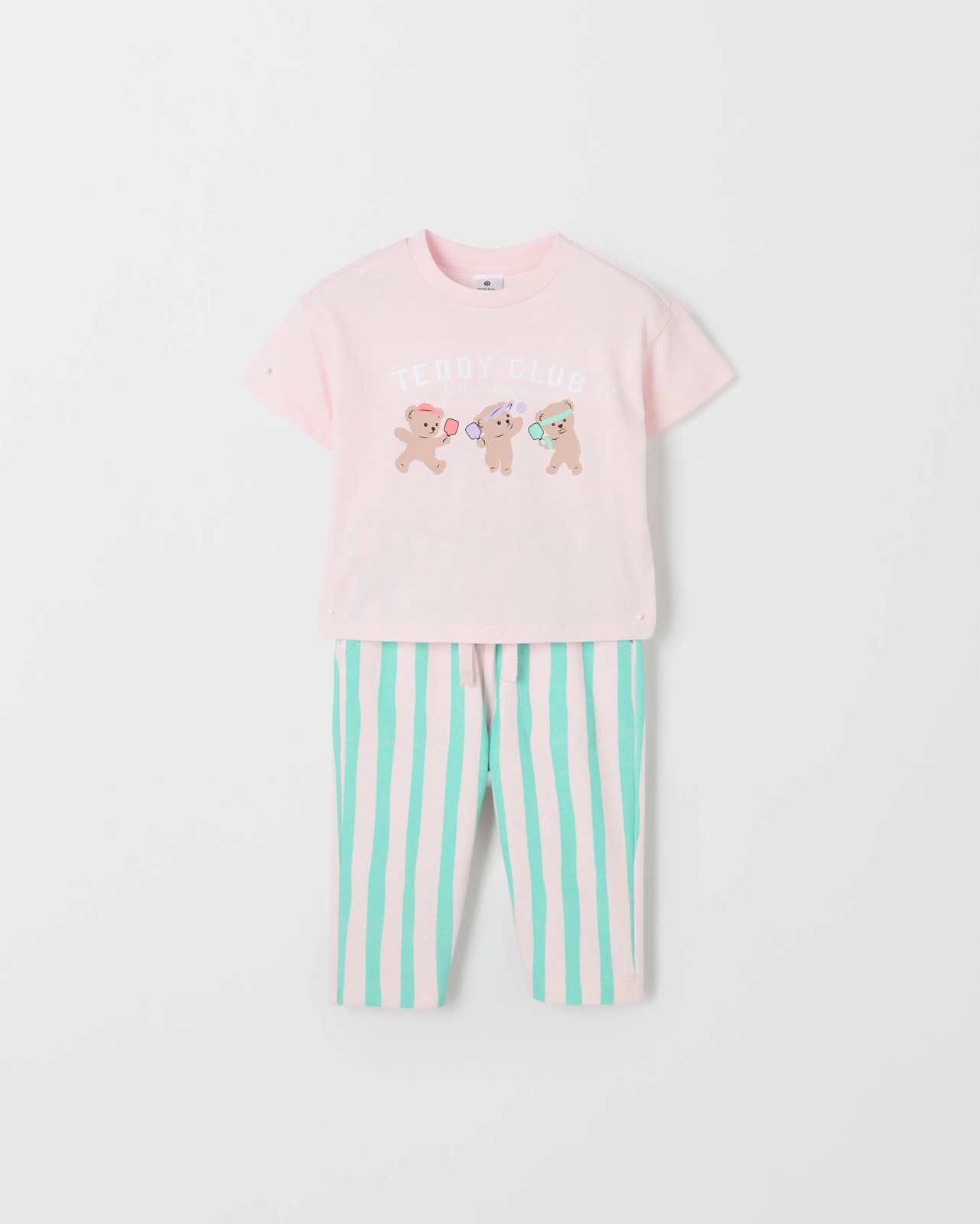 Baby Organic Cotton T-Shirt & Trackpants 2 Piece Set 4 of 6