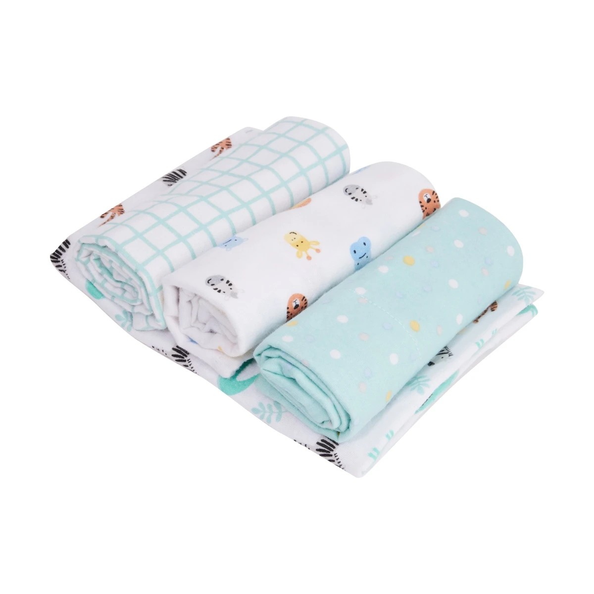4 Pack Organic Cotton Burping Cloths - Anko 2 of 4