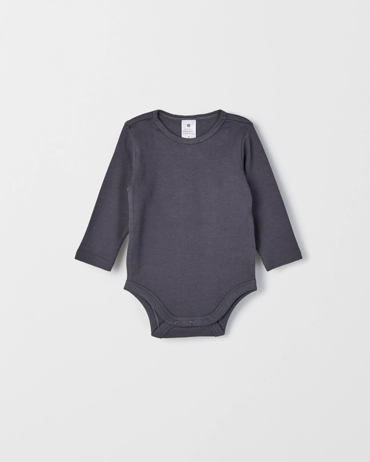 Baby Organic Cotton 3 Pack Long Sleeve Bodysuit 2 of 4