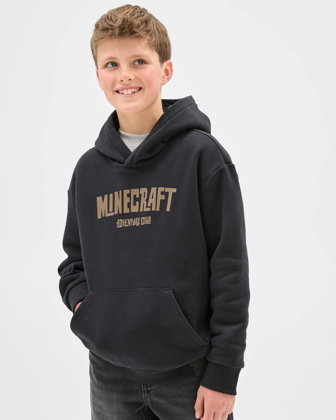 Minecraft Australian Cotton Blend Popover Hooded Jumper 2 of 5