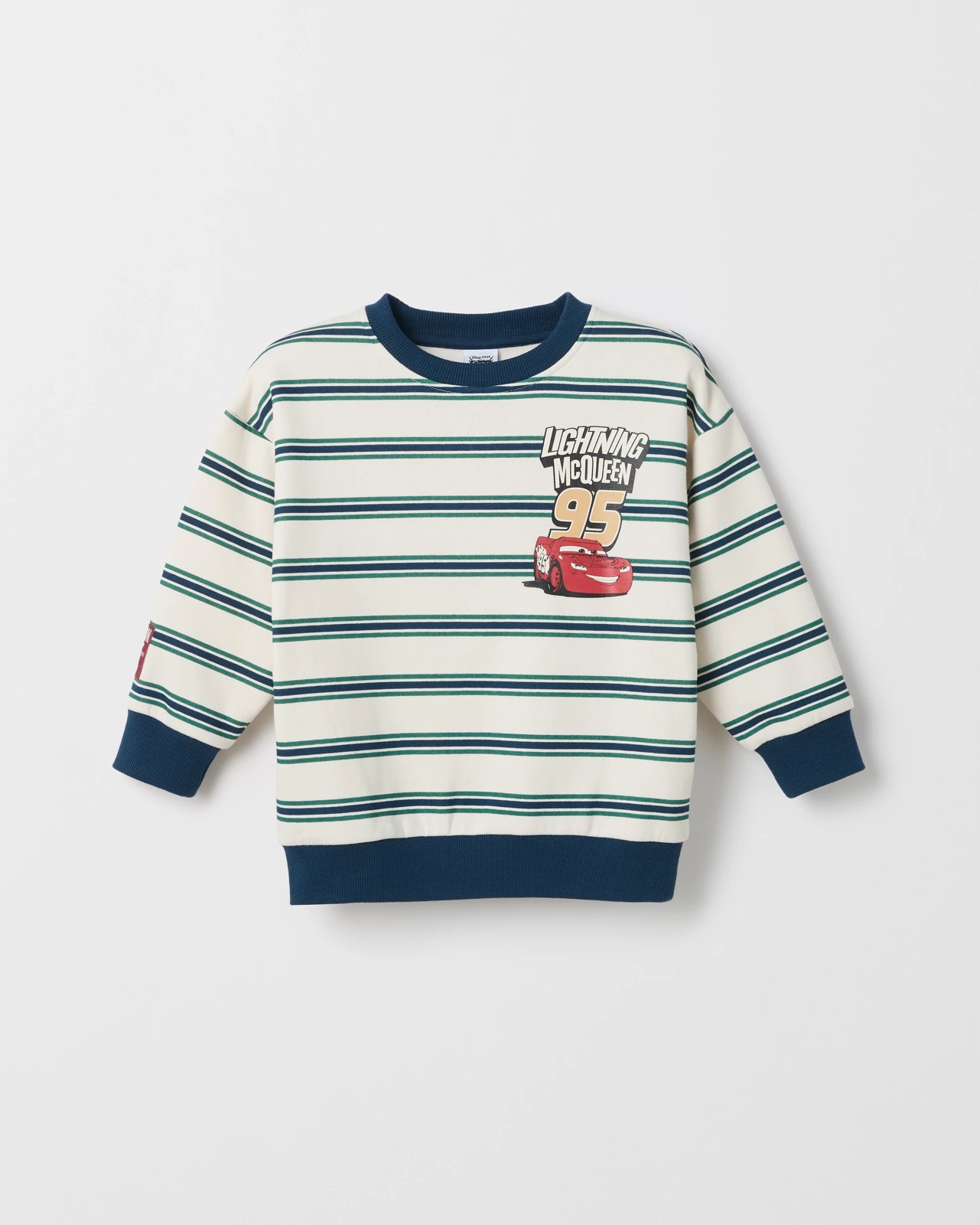 Disney Pixar Cars Australian Cotton Blend Stripe Sweat Top 5 of 6