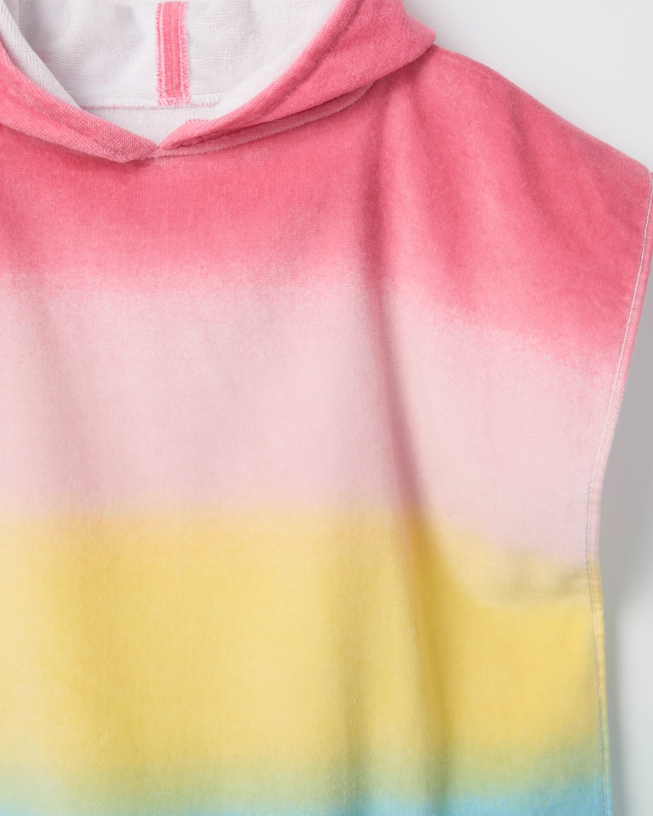 Kids Ombre Australian Cotton Hooded Beach Towel - Pink 2 of 2