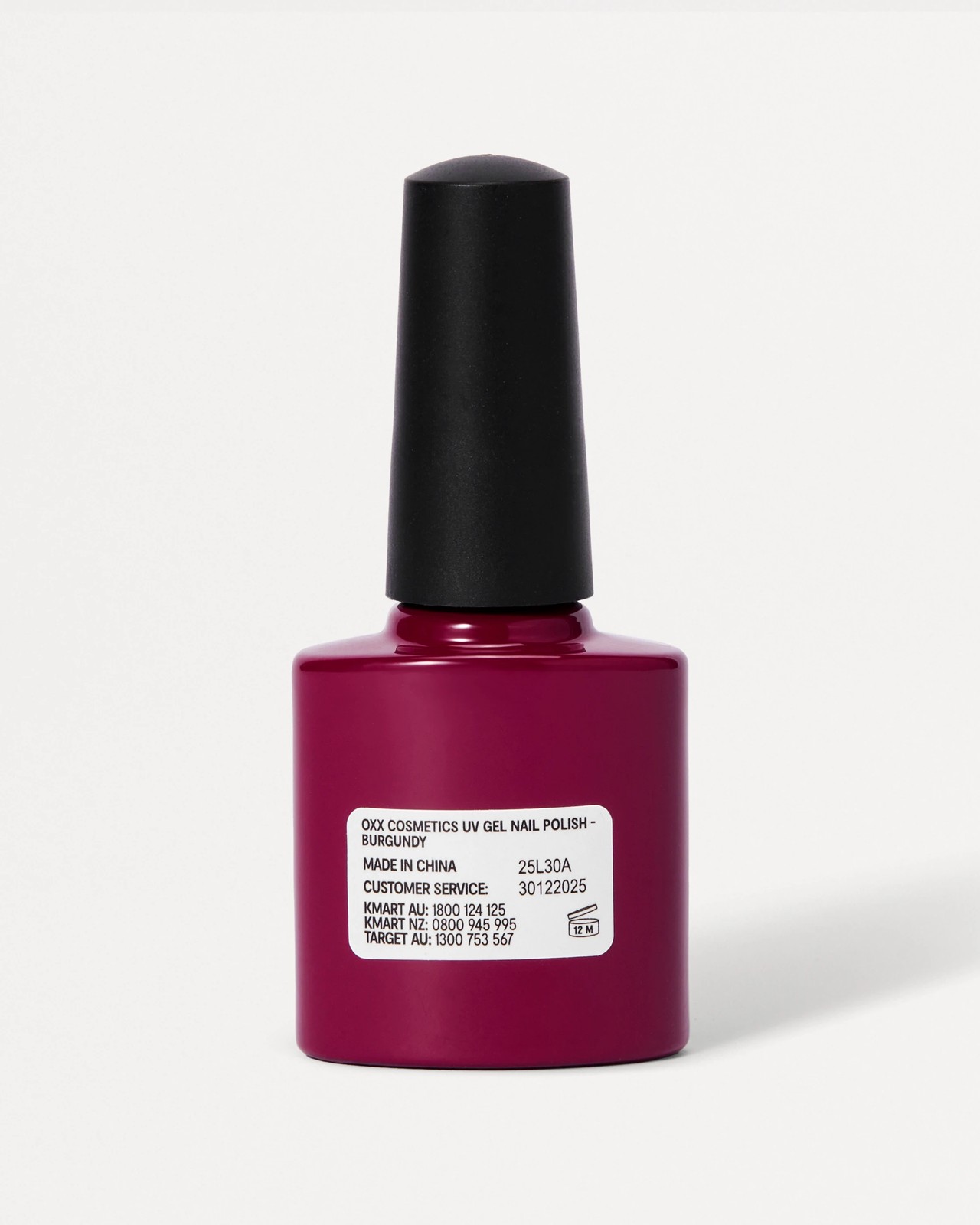 OXX Cosmetics  UV Gel Nail Polish- Burgundy 3 of 5