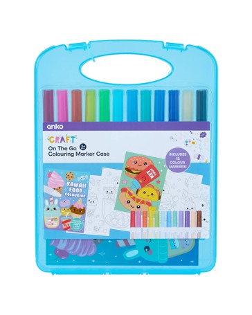 Anko On The Go Colouring Marker Case