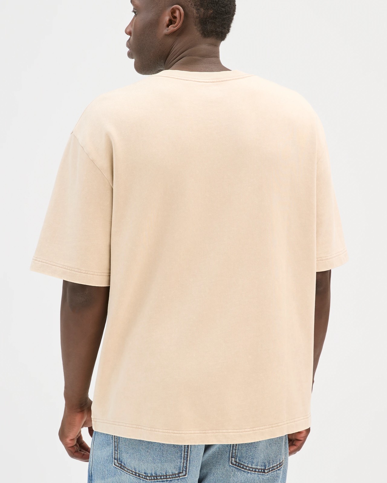 Commons Australian Cotton Oversized Washed T-Shirt - Grey 6 of 6