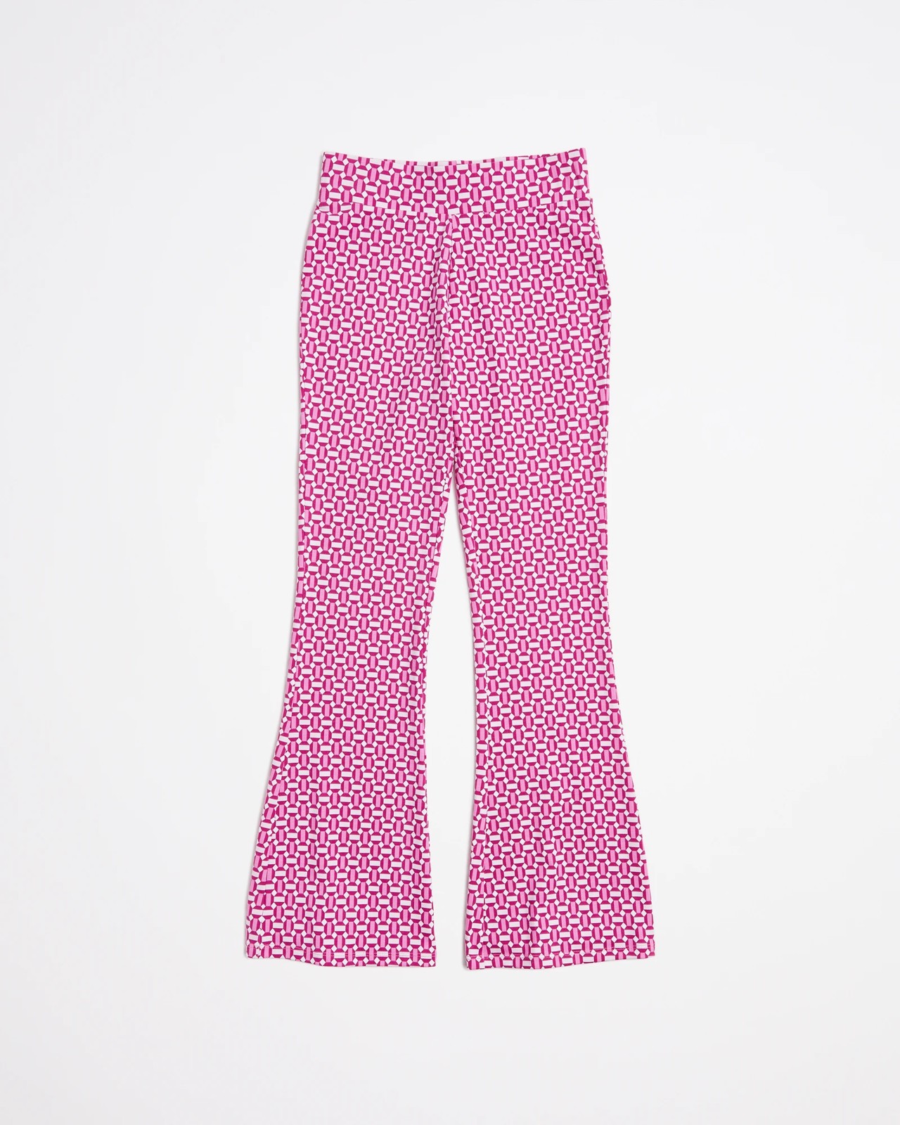 Flare Leggings - Pink Geometric | Target Australia