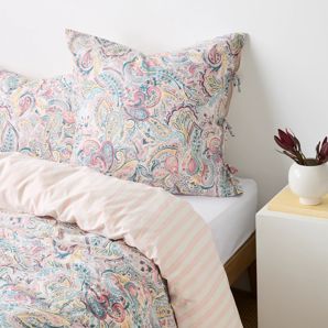 Addison Paisley Print Australian Cotton European Pillowcase product image