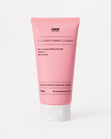OXX Skincare Collagen Foaming Cleanser 150ml - Olea Europaea (Olive) Fruit Oil - Collagen and Niacinamide