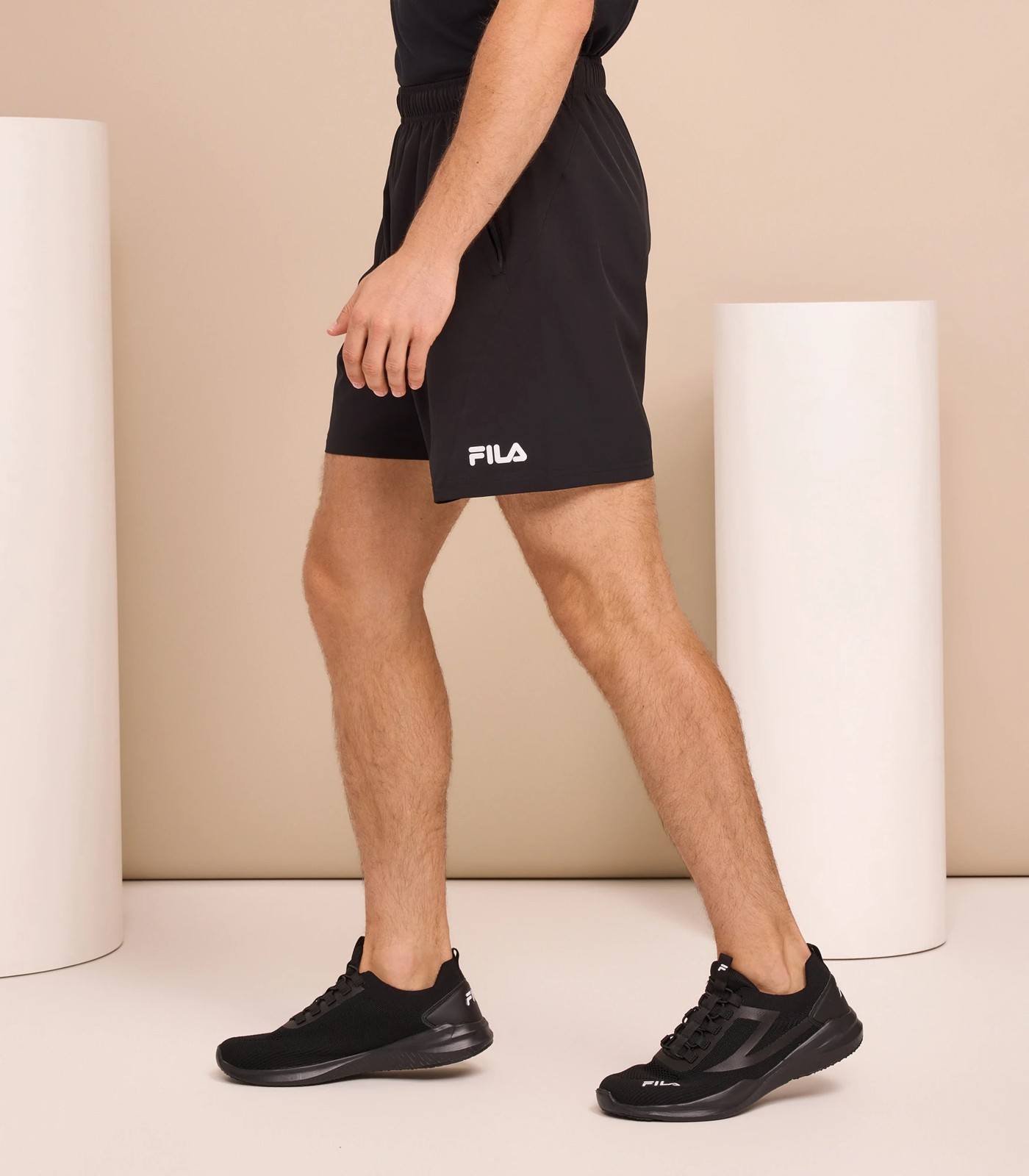 Fila men's shorts on sale with zipper pockets