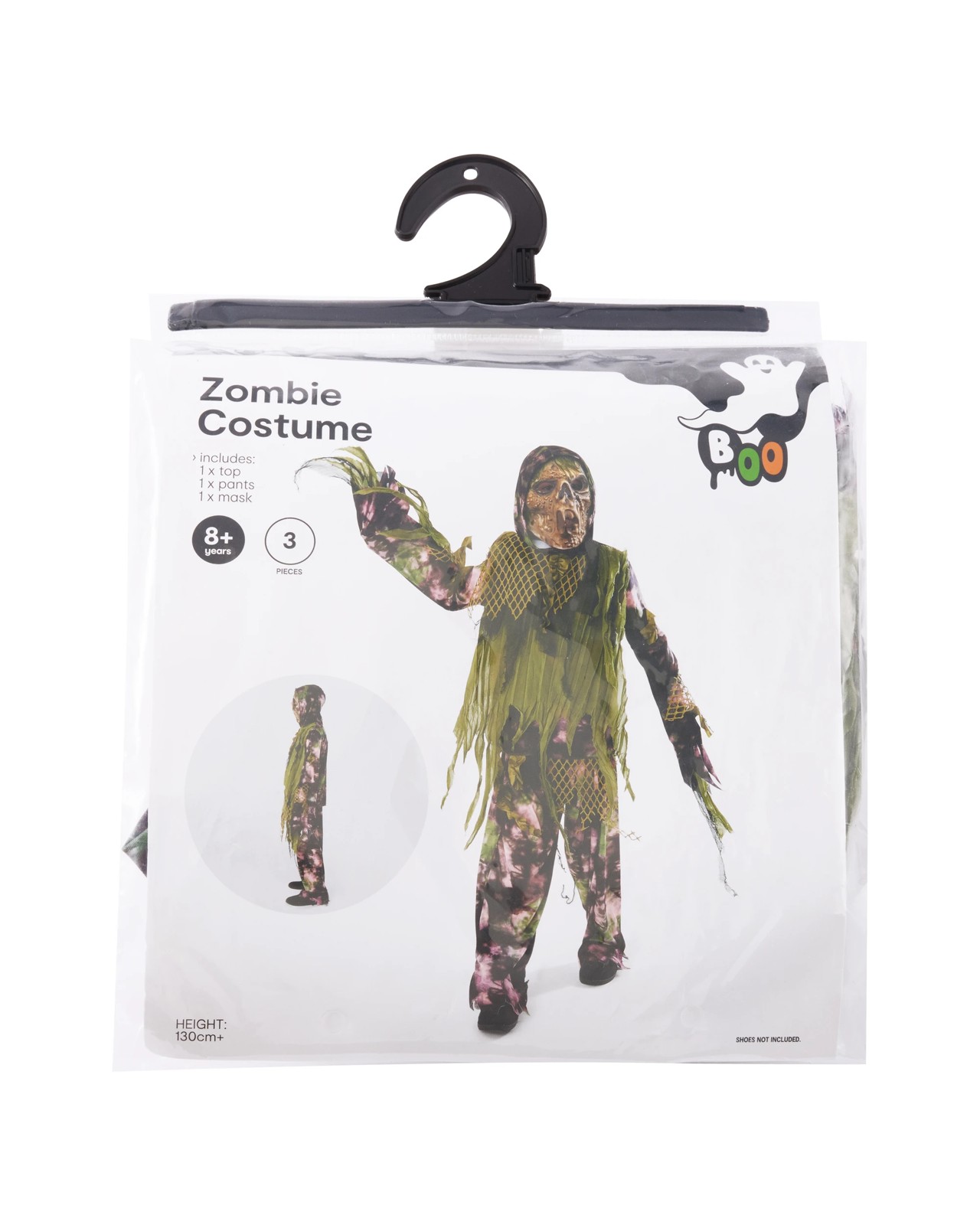 3 Piece Zombie Costume - Ages 8+ 2 of 3