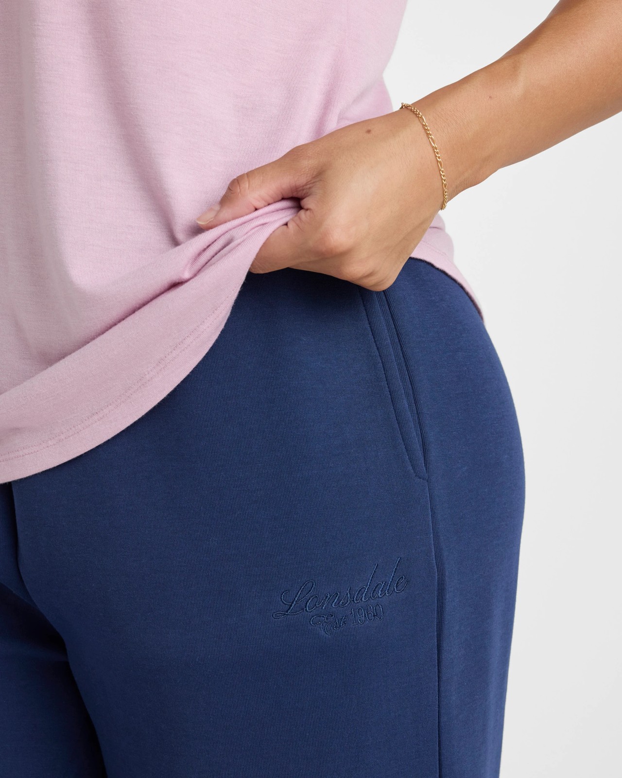 Lonsdale London Clean Barrel Leg Pants - Navy 3 of 5