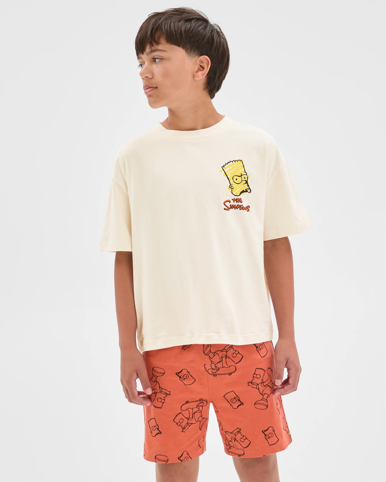 The Simpsons Australian Cotton Older Boys Oversized Knit Pyjama Set 2 of 6