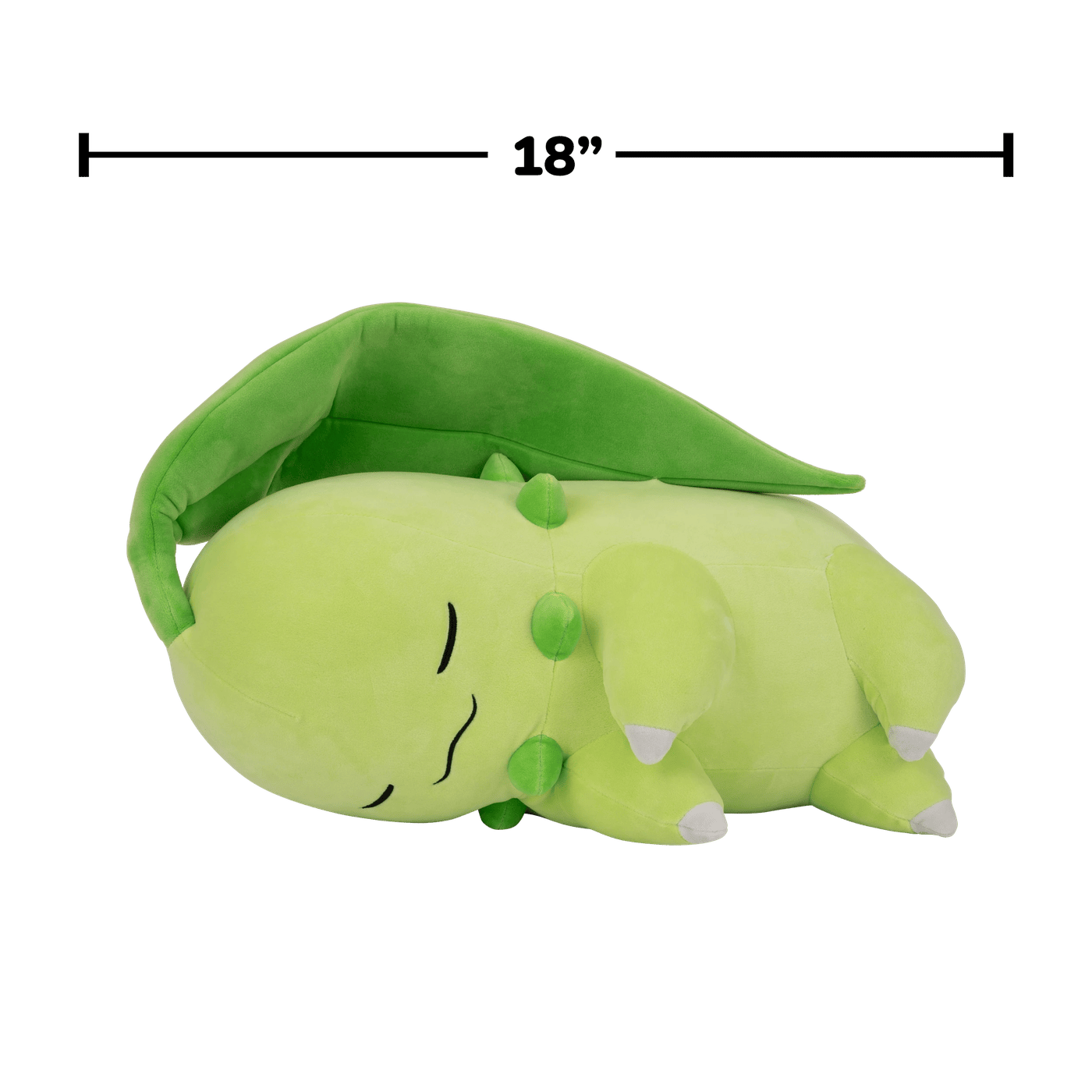 Pokemon 53cm Sleeping Chikorita Plush 5 of 5