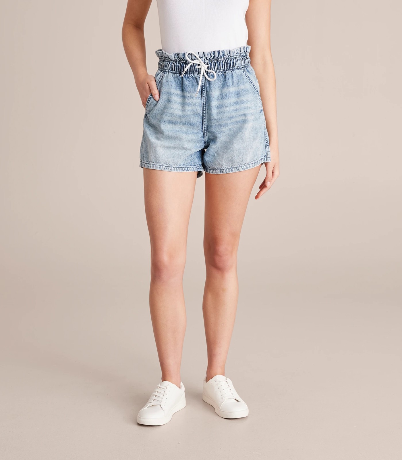 High waisted denim shorts hot sale target