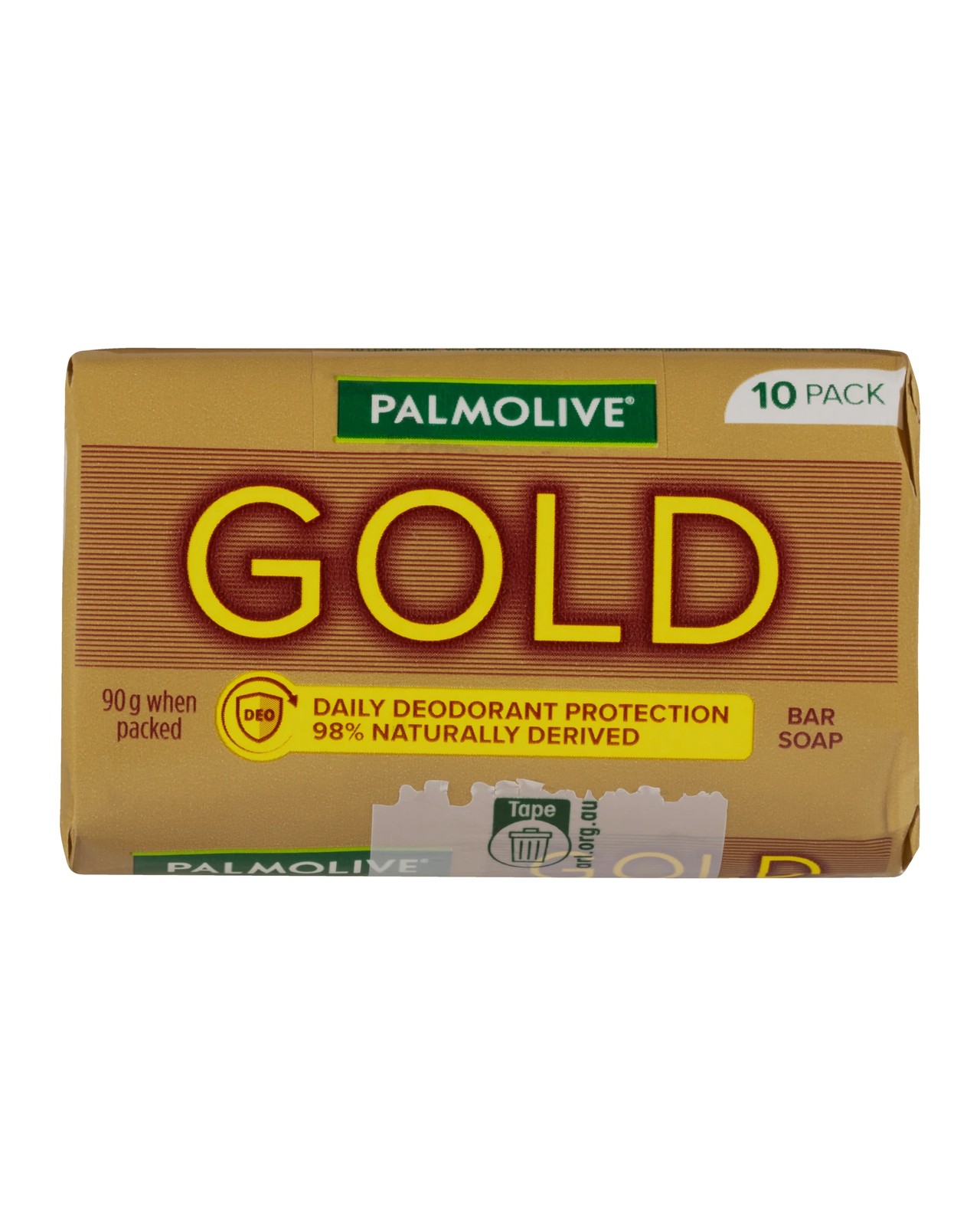 Palmolive Gold Daily Deodorant Protection Bar Soap, 10 Pack - 90g 2 of 6