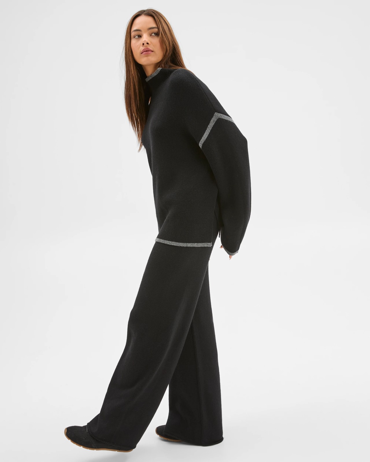 Lily Loves Wide Leg Knit Pants 3 of 5